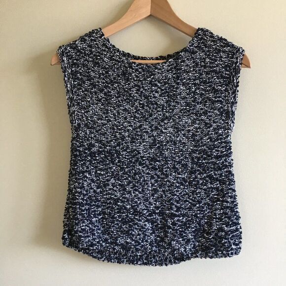 Alice +‎ Olivia Sleeveless Tweed Blouse Top - Picture 1 of 5